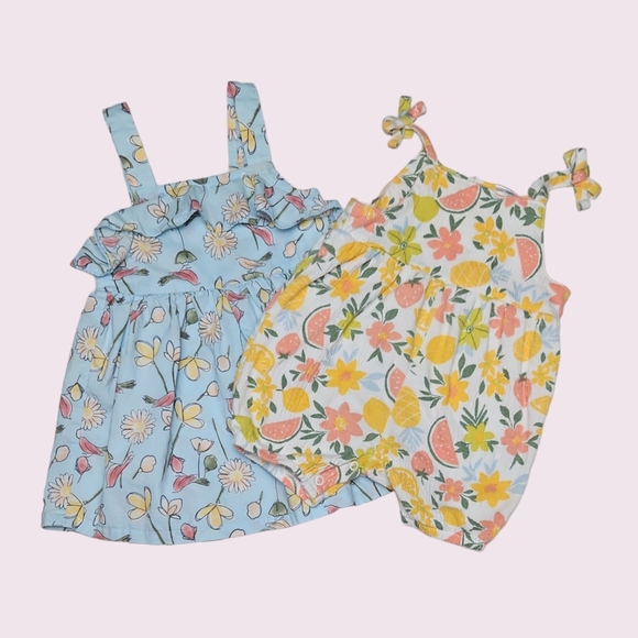 Carter's 5-piece Floral Bundle Girls 12 Months - Picture 12 of 12